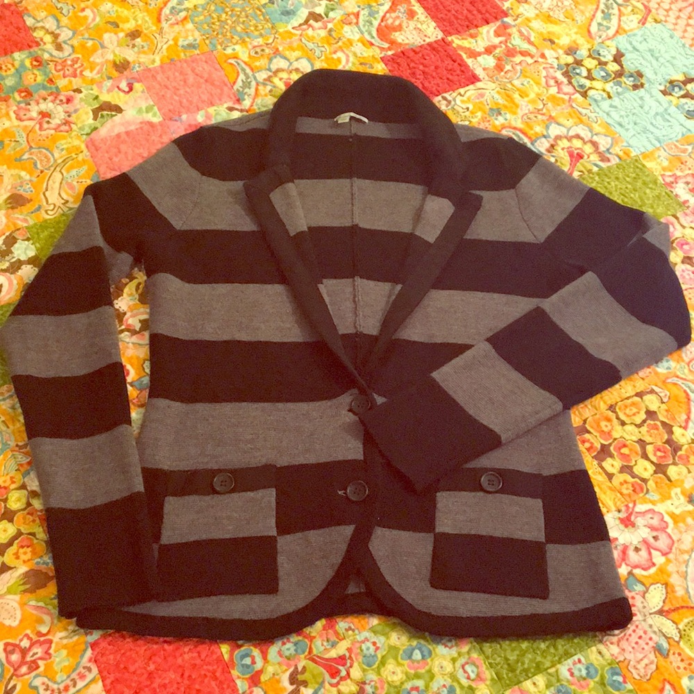 Grey & black jacket